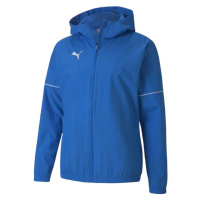 Puma TEAM GOAL RAIN JACKET Pánská sportovní bunda, modrá, velikost