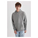 DEFACTO Oversize Fit Long Sleeve Sweatshirt