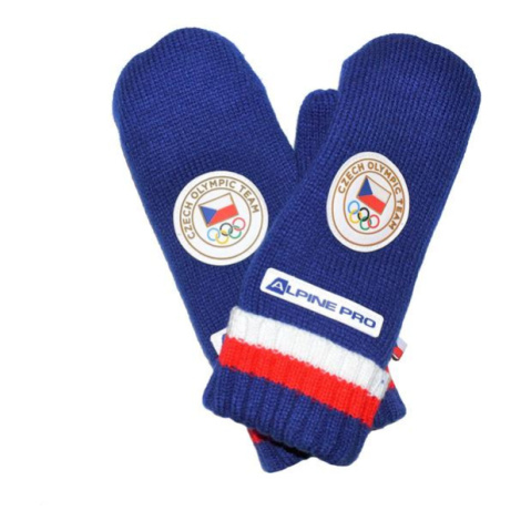 Wei modrá pletené rukavice z olympijské kolekce