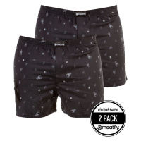 Pánské trenýrky Meatfly Agostino G Black Sanchez černá/černá