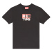 Tričko diesel tdiegosb10 t-shirt černá