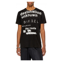 Tričko diesel t-diegor-k63 t-shirt černá