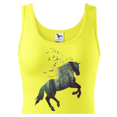 Dámské tričko - Potisk koně BezvaTriko
