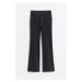 H & M - Flared High Jeans - černá