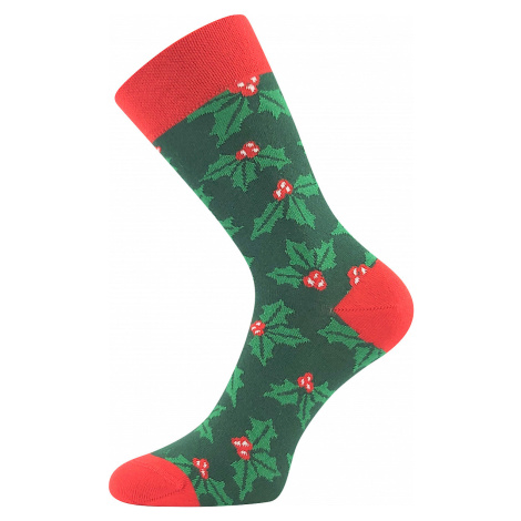 Dámské, pánské ponožky Lonka - Damerry, cesmína, zelená Barva: Zelená