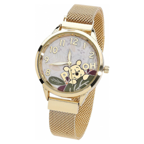 Medvídek Pu Winnie Náramkové hodinky zlatá
