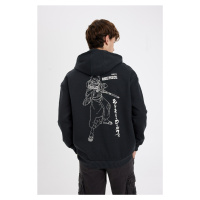 DEFACTO Licensed One Piece Boxy Fit Hooded Back Printed Sweatshirt