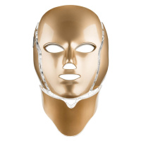 Palsar 7 Ošetřující LED maska na obličej a krk zlatá (LED Mask + Neck 7 Colors Gold)