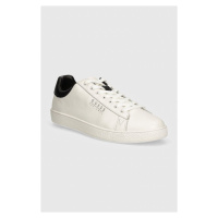 Kožené sneakers boty Guess NOLA bílá barva, FMTNOL FAB12