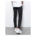 Černé pánské skinny fit džíny Ombre Clothing P1062