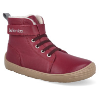 Barefoot dětské zimní boty Be Lenka - Winter Kids vínové