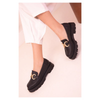 Soho Black Women's Loafers 17813