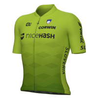 ALÉ Cyklistický dres s krátkým rukávem - SLOVENIA NATIONAL 23 - zelená
