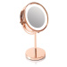 RIO Rose gold mirror podsvícené kosmetické zrcátko 1 ks