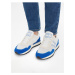 Modro-bílé pánské semišové tenisky Tommy Hilfiger Tommy Jeans Runner Mix Material