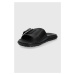 Kožené pantofle UGG Solivan Slide dámské, černá barva