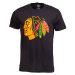 47 NHL CHICAGO BLACKHAWKS CLUB TEE Klubové tričko, černá, veľkosť