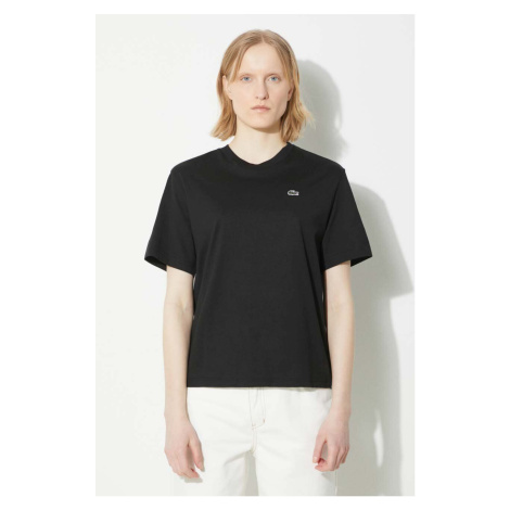 Bavlněné tričko Lacoste bílá barva, TF7215
