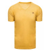 Žluté pánské tričko bez potisku RX4998