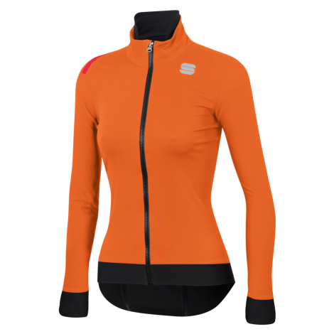 SPORTFUL Cyklistická větruodolná bunda - FIANDRE PRO - oranžová