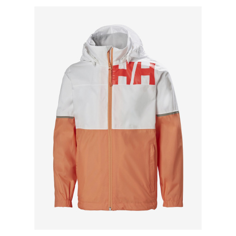 Bílo-meruňková holčičí lehká bunda HELLY HANSEN - Holky