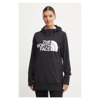 Sportovní mikina The North Face Tekno černá barva, s kapucí, s potiskem, NF0A7UUK4H01