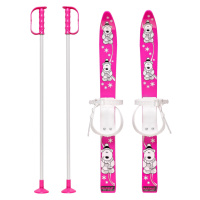 Baby Ski 70 cm - dětské plastové lyže - růžové