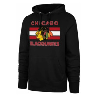 Pánská mikina 47 Brand NHL Chicago Blackhawks BURNSIDE Pullover Hood