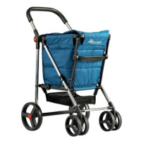 Rolser Basket Polar 4Big Skládací nákupní vozík na kolečkách modrý