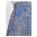 Modrá vzorovaná sukně VERO MODA Gea