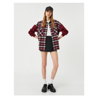 Koton Lumberjack Shirt Jacket Sleeve Detail