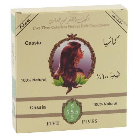 Five Fives Henna Lamda cassia, bezbarvý regenerační zábal 100 g