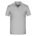 James&amp;Nicholson Pánská polokošile JN874 Grey Heather