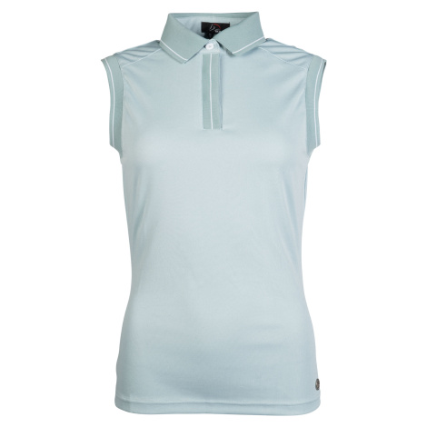 Triko polo Catherine HKM, bez rukávů, dámské, light blue