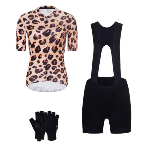 RIVANELLE Cyklistický mega set - WILDCAT II - hnědá/černá