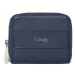 Lipault Dámská kožená peněženka Invitation Compact - tmavě modrá