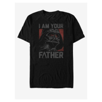 Černé unisex tričko ZOOT.Fan Star Wars Father Figure