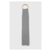 Šátek z vlněné směsi Tom Tailor šedá barva, vzorovaný