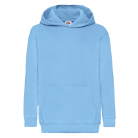 Blue children's sweatshirt Classic kangaroo Fruit of the Loom