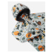 Světle šedá dětská vzorovaná nepromokavá softshellová bunda Reima Vantti