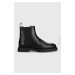 Kožené kotníkové boty Vagabond Shoemakers Mike pánské, černá barva