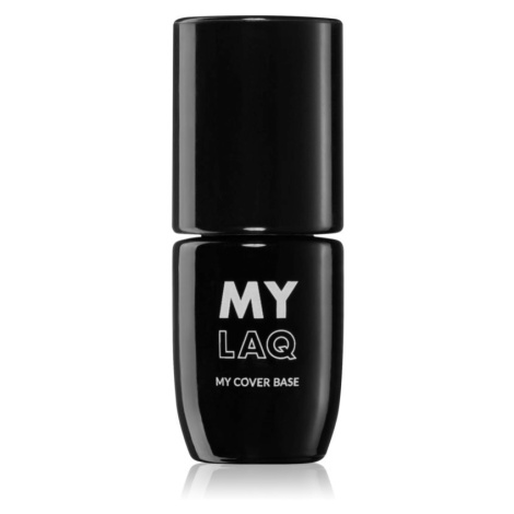 MYLAQ My Base Cover Base podkladový lak pro gelové nehty odstín Natural Rose 5 ml