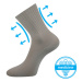 Boma Diarten Unisex ponožky s volným lemem - 3 páry BM000000567900100640 světle šedá