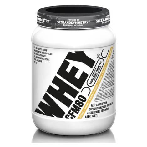 SizeAndSymmetry Whey Protein 80 CFM 1000g - čokoláda