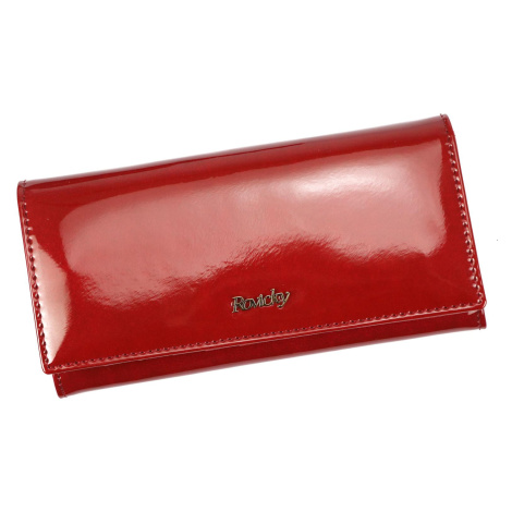 Dámská kožená peněženka Rovicky 8805-MIRN RFID červená