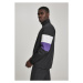 Urban Classics 3-Tone Crinkle Track Jacket blk/wht/ultraviolet