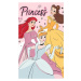 Dětský ručník Princess Popelka Ariel a Belle 30x50 cm | dle fotky |