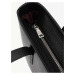 Černá dámská kožená kabelka ELEGA Simone