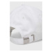 Bavlněná baseballová čepice Calvin Klein bílá barva, s aplikací, K60K612000