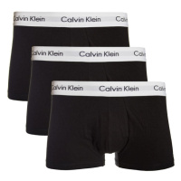 CALVIN KLEIN-CK LOW RISE TRUNKS-3 pack Black Černá
